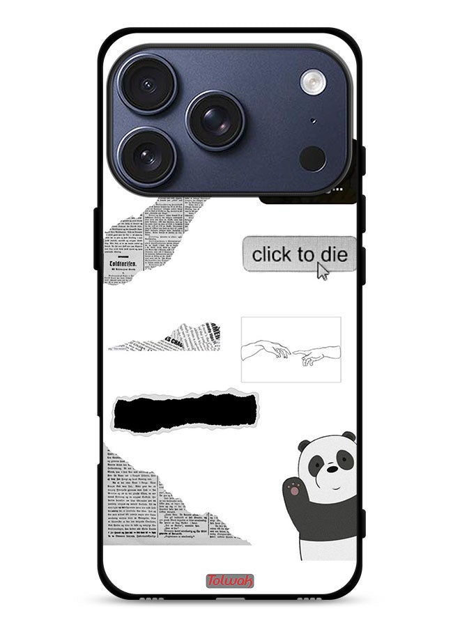 Tolwak Apple iPhone 17 Pro Protective Case Cover Panda Sticker - Image 1