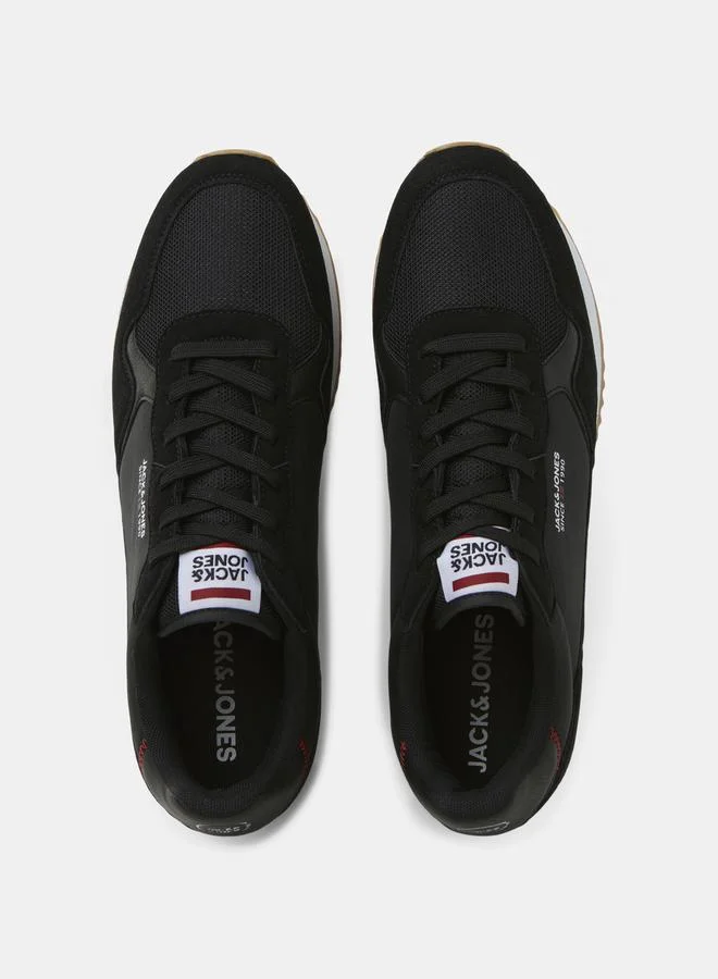 جاك اند جونز Textured Lace Up Sneakers