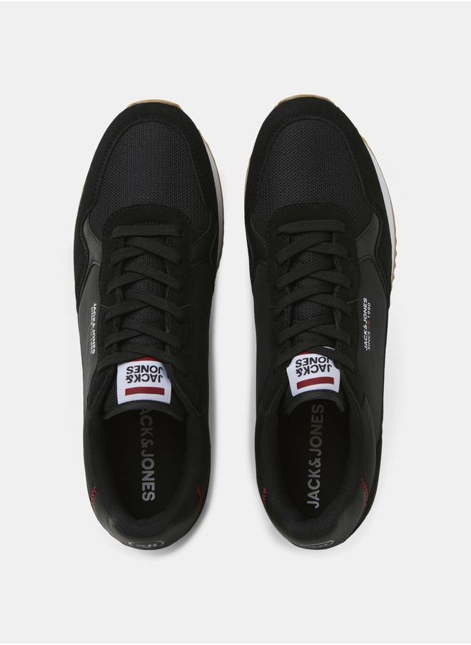 JACK & JONES Textured Lace Up Sneakers  - Image 4