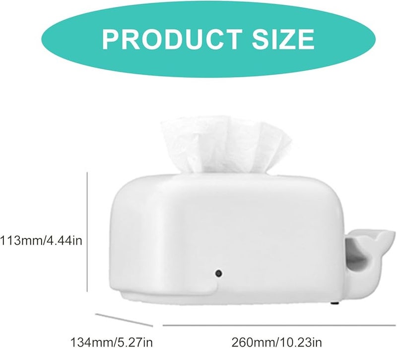 Blue Silicone Tissue Dispenser Modern Paper Organizer Adds Fun To Household Storage - Image 5