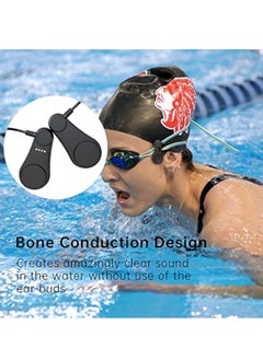 KASTWAVE Open Ear Headphones, Swimming Headphones, Bone Conduction Headphones, Underwater Music MP3 Player with 8G Memory, IPX8 Waterproof, for Swimmers and Athletes, Fit for Workouts, Running and Swimming  - Image 2