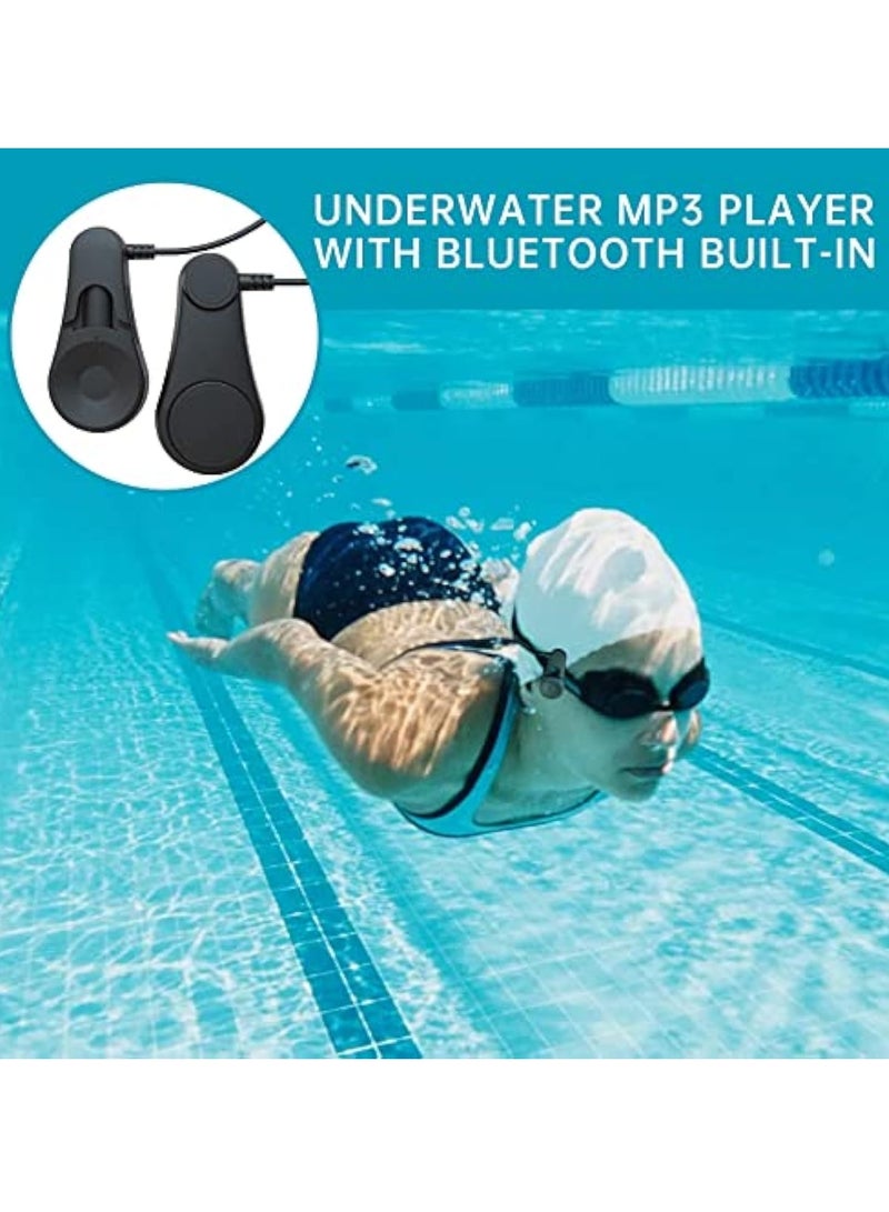 KASTWAVE Open Ear Headphones, Swimming Headphones, Bone Conduction Headphones, Underwater Music MP3 Player with 8G Memory, IPX8 Waterproof, for Swimmers and Athletes, Fit for Workouts, Running and Swimming - Image 3