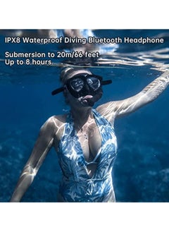 KASTWAVE Open Ear Headphones, Swimming Headphones, Bone Conduction Headphones, Underwater Music MP3 Player with 8G Memory, IPX8 Waterproof, for Swimmers and Athletes, Fit for Workouts, Running and Swimming  - Image 5