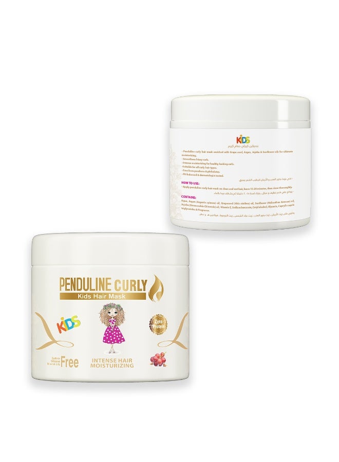 بيندولين بندولين كيرلي حمام كريم شعر الأطفال بزيت الأرجان (0% بروتين) 450 مل - Image 3