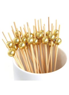 200 PCS Cocktail Picks Count Sticks Wooden Toothpicks, Party Supplies Gold Pearl and Silver Pearl (Multicolour) - pzsku/ZF5DD119700EFF415188FZ/45/_/1739776826/f3964f13-8535-43b6-92c1-39b66e98d557