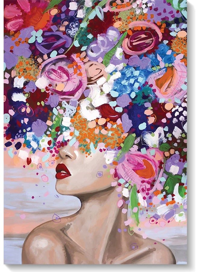 RYN لوحة فنية جدارية زخرفية متعددة الألوان 40 × 60 سم - Image 2