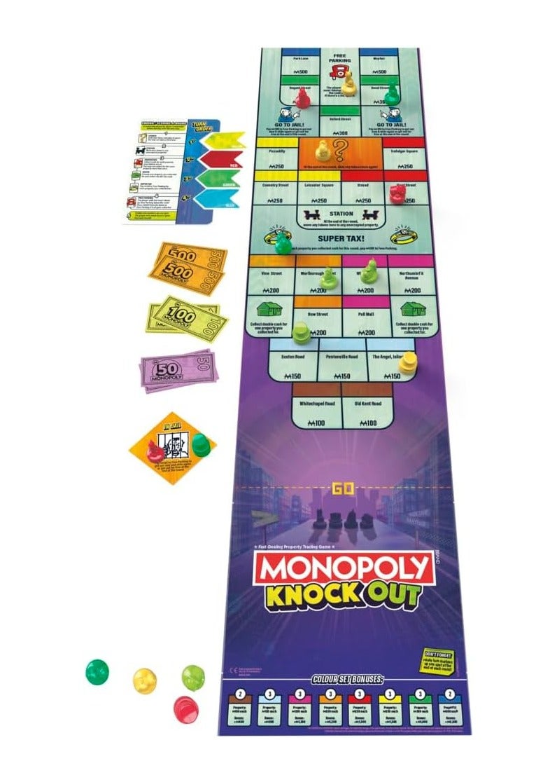 Monopoly لعبة مونوبولي نوك آوت للحفلات العائلية - Image 1