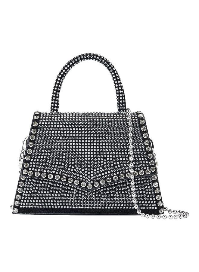 Generic - Women Rivets Evening Clutch Purse | Small Shoulder Bag Party Wristlet Handbag | Black - Image 1