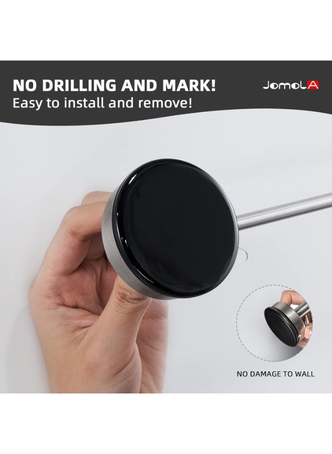 Y&D Towel Bar Suction Hand Towel Rack for Bathroom Stainless Steel Kitchen Towel Rail Holder Storage Hanger No Drilling Towel Bar Brushed Finish,22 inches - Image 4