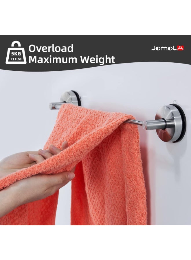 Y&D Towel Bar Suction Hand Towel Rack for Bathroom Stainless Steel Kitchen Towel Rail Holder Storage Hanger No Drilling Towel Bar Brushed Finish,22 inches - Image 3