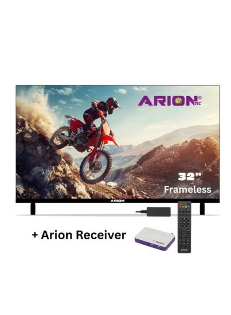 أريون اريون تلفزيون 32 بوصة LED عالي الدقة (HD) بدون إطار مقاس ومستقبل صغير FHD E10 | تجربة ترفيه متكاملة وجاهزة للـ 1080p | AR-32RA 310F - Image 5