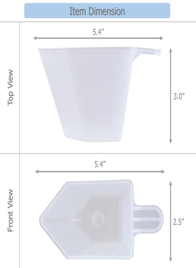 EIKS 6 Pack Measuring Cups with 250ml Capacity for Measuring Rice Bean Dry and Liquid Ingredient Laundry Detergent in Cooking Bakeware DIY Craft Painting Task - Image 5