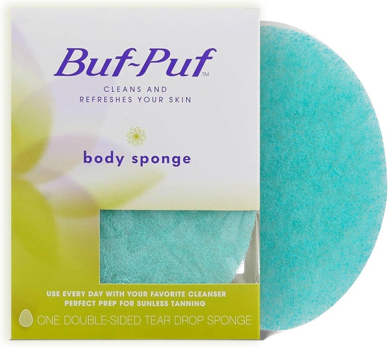 Buf-Puf Buf Puf Body Sponge, Bath Sponge, Dermatologist Developed, Cleanses Skin of Dirt, and Excess Oil, Reusable, Exfoliating, 1 Count - Image 1