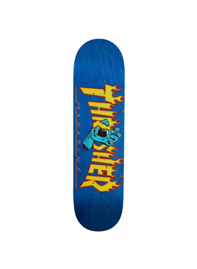 Santa Cruz x Thrasher Screaming Flame Logo 8.25" x 31.8" Skateboard Deck (7021223) - Image 1