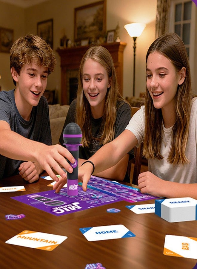 YOYOKIT Music Party Game, 2-10 Players Grab Karaoke Singing Challenge Board Card Games for Family & Friends with 250 Song Lyric, Ideal for Hilarious Nights, Birthday Party, Christmas Game for Adult - Image 4