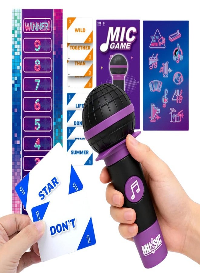 YOYOKIT Music Party Game, 2-10 Players Grab Karaoke Singing Challenge Board Card Games for Family & Friends with 250 Song Lyric, Ideal for Hilarious Nights, Birthday Party, Christmas Game for Adult - Image 1
