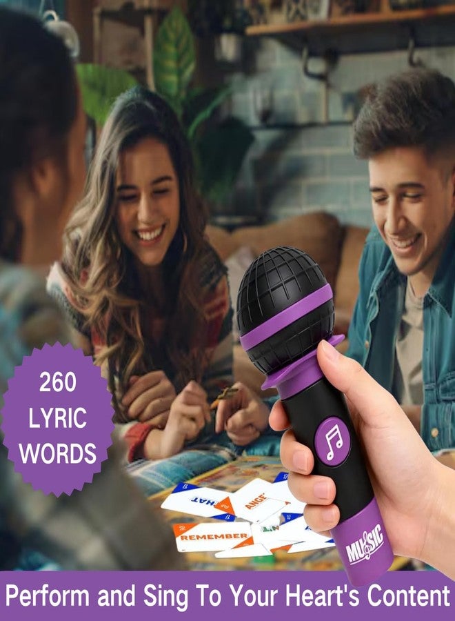 YOYOKIT Music Party Game, 2-10 Players Grab Karaoke Singing Challenge Board Card Games for Family & Friends with 250 Song Lyric, Ideal for Hilarious Nights, Birthday Party, Christmas Game for Adult - Image 3