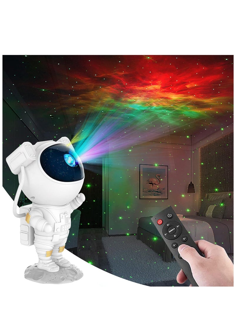 ELTRAZONE Astronaut Star Projector Night Lights, Kids Room Decor Aesthetic,Astronaut Nebula Galaxy Projector Night Light,Remote Control Timing and 360°Rotation Magnetic Head,Lights for Bedroom,Gaming Room Decor - Image 1