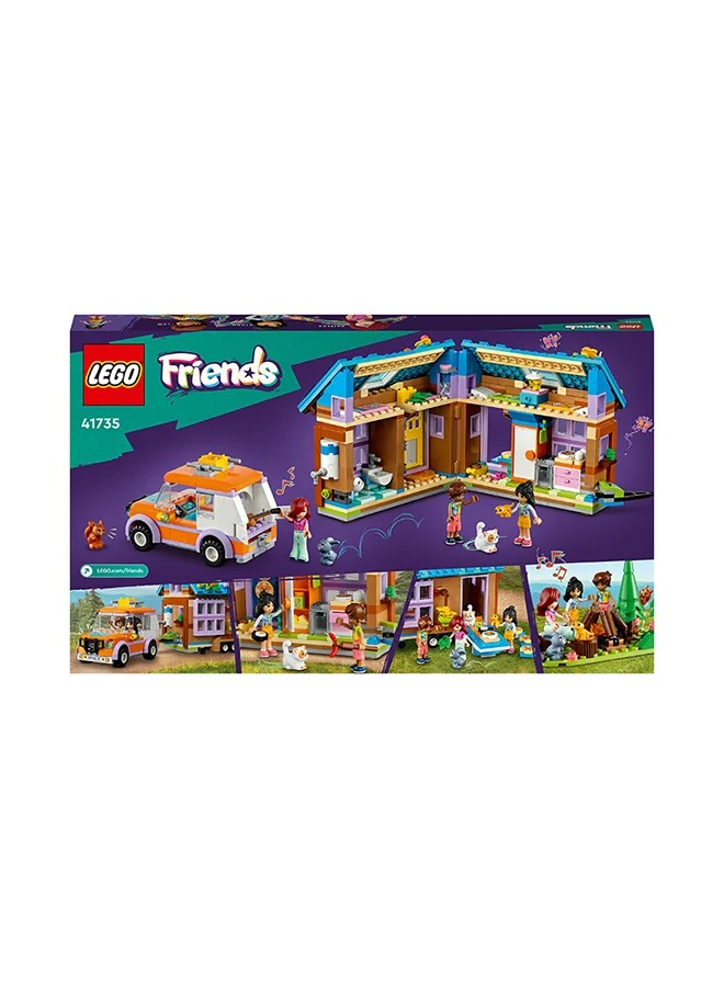LEGO Friends Mobile Tiny House 41735 Building Toy Set; A Gift For Kids Aged 7+; With 3 Mini-Dolls And 4 Animal Characters; Kids Get Creative With This Play Camping Set (785 Pieces)