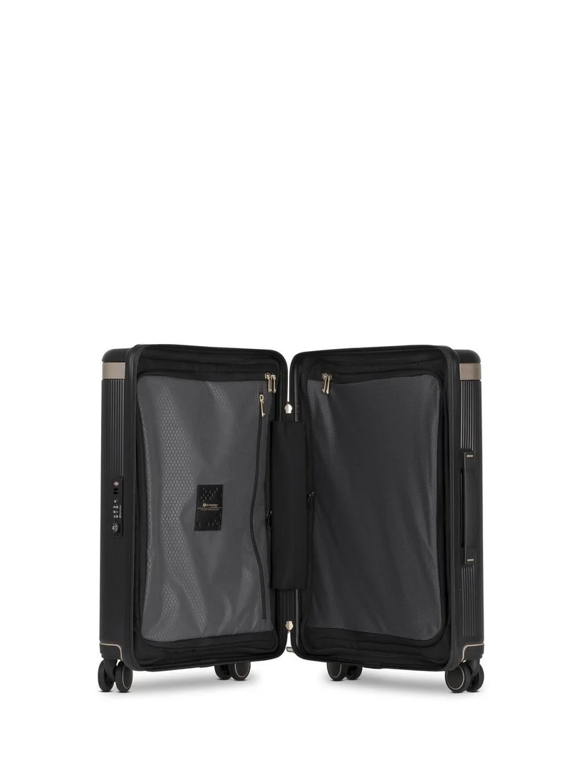 Echolac Dynasty 67cm 4 Double Wheel Check-In Luggage Trolley - Black/Gold