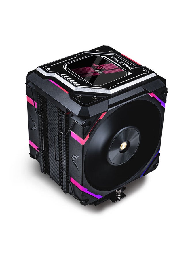 Valkyrie R125 Loki Vk Cpu Air Cooler, 7 Soldered Copper Heat Pipes, 2.4-inch Ips Lcd Display, Compatible With Lga1700 Am5 - Image 1