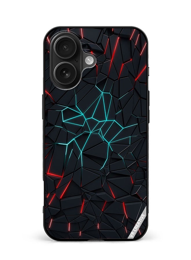 VR CREATIVE Protective Case Cover For Apple iPhone 16 Plus Abstracts Design Multicolour