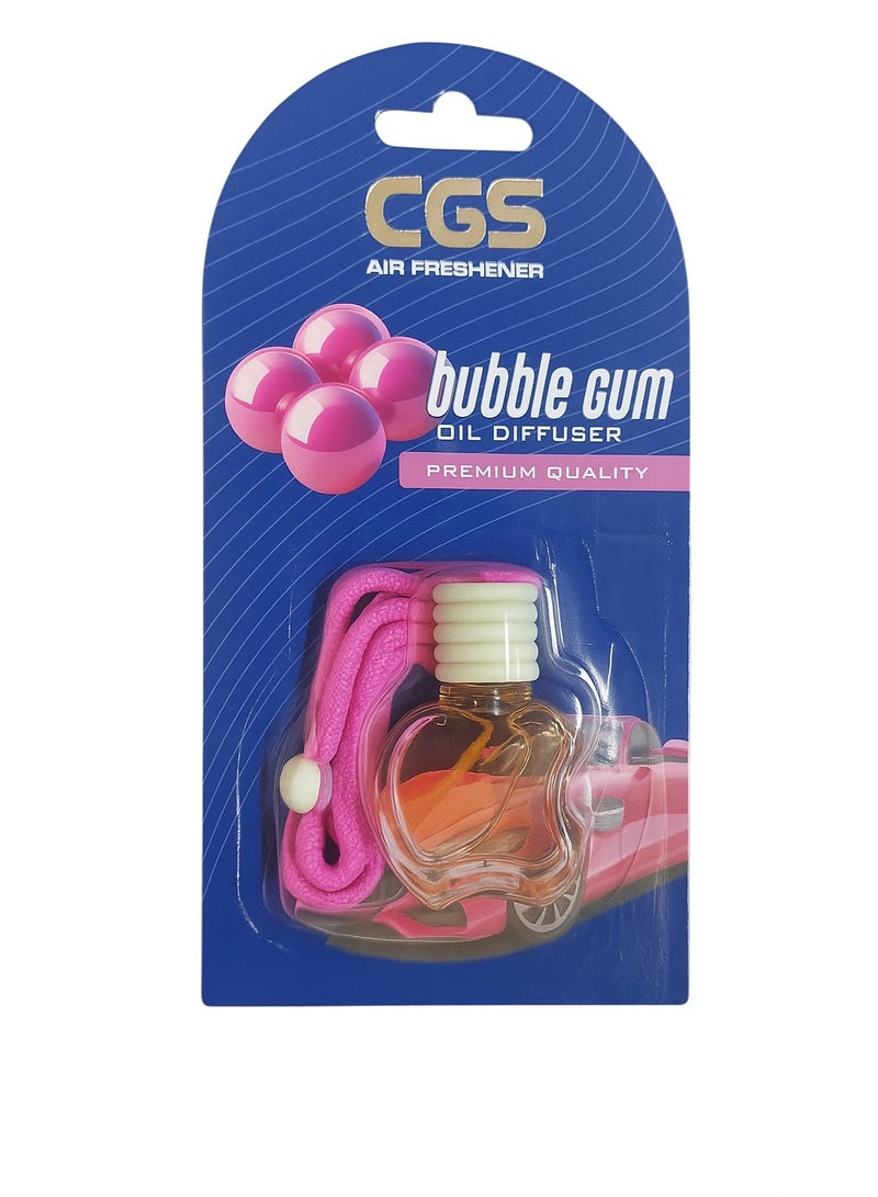 Apple-shaped air freshener - bubblegum scent diffuser, for car and home, excellent quality