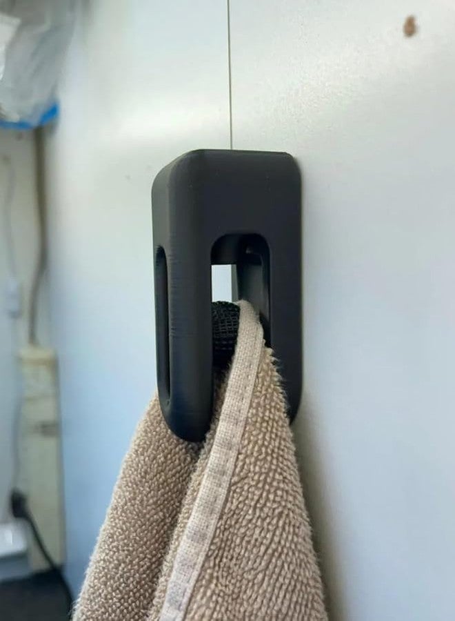 Beoals Modern Wall-Mount Towel Clip Hook – Minimalist Self-Locking Hanger for Towels, Cloths & Rags – Space-Saving Organizer for Kitchen, Bathroom & Garage - Image 1