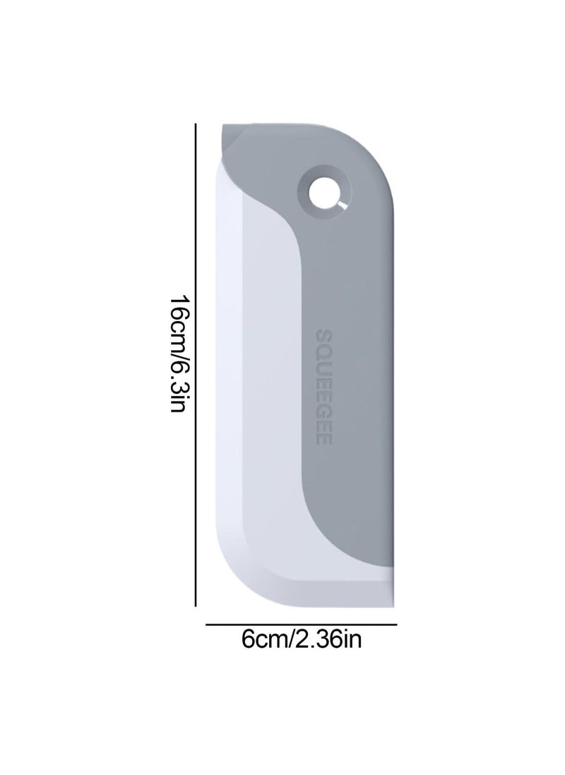 Generic Household Multi-Purpose Small Rubber Scraper, Kitchen Sink Countertop Rubber Scraper, Window Cleaning Tool (Grey)  - Image 2