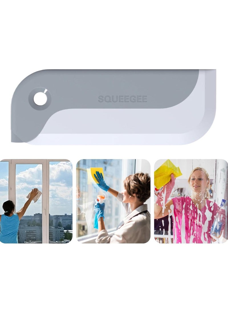 Generic Household Multi-Purpose Small Rubber Scraper, Kitchen Sink Countertop Rubber Scraper, Window Cleaning Tool (Grey)  - Image 3