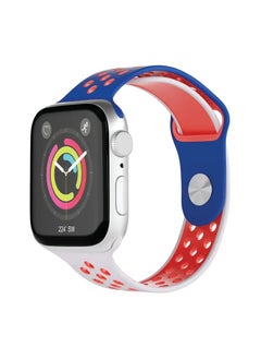 Colors: blue/red/white