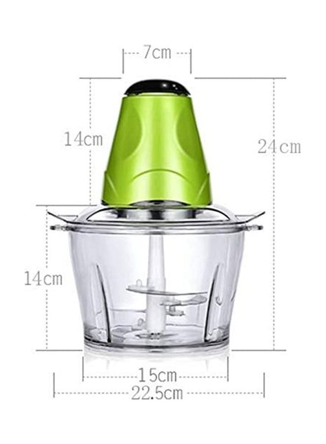 NIBEMINENT Chopper Kitchen Electric Meat Grinder Multicolour - Image 2