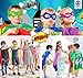 D.Q.Z DQZ SuperheroCape for Kids with Mask New Sibling Gifts for Big Brother Role Play Birthday Family Halloween Party Green - Image 4
