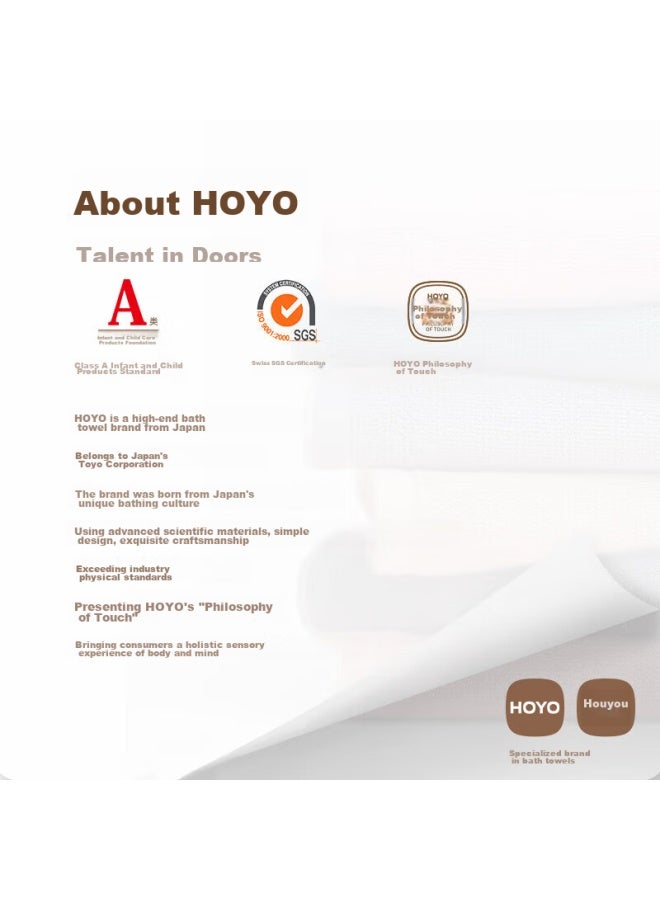 Hoyo Towels For Men And Women, Class A Pure Cotton Face Towels, Antibacterial Absorbent Quick-drying Towels, 2-pack, Milk Tea/pink - Image 1