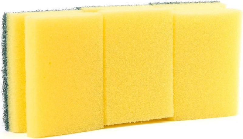 Fitto Heavy Duty Classic Nail Saver Scrub Sponge, 36 Units/Pack – Premium Cleaning Sponge for Kitchen, Bathroom, and Household Cleaning, Long-Lasting, Durable, Scratch-Free - Image 2