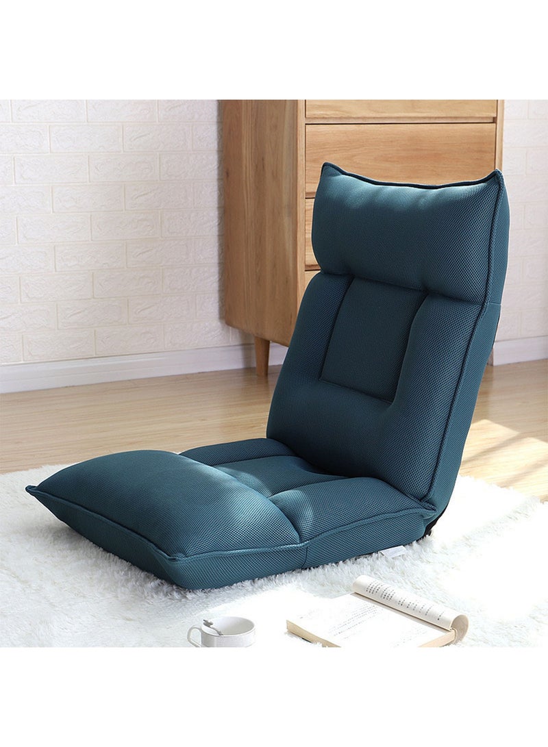 LIMOS Floor Chair Lazy Sofa Adjustable Padded Folding Chair with Back Support and Backrest Comfortable Chair  - Image 2