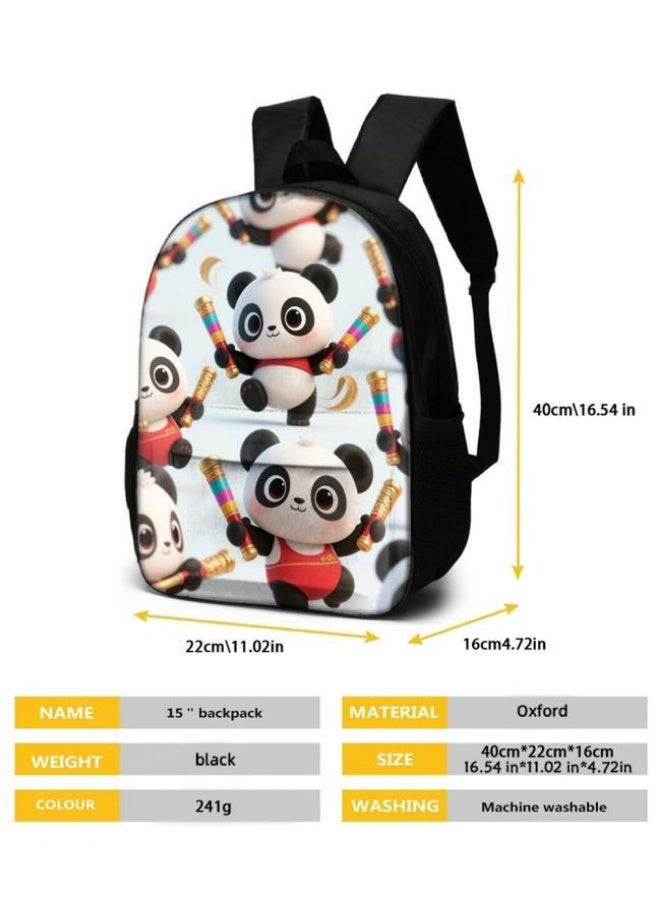 Bright Li Fire Unlock the fashion style of children's fun! Three-piece bag set, cartoon elements make children and teenagers super stylish (students, children, friends outings, mountain climbing, schooling, etc. are available) - 9 - Image 5