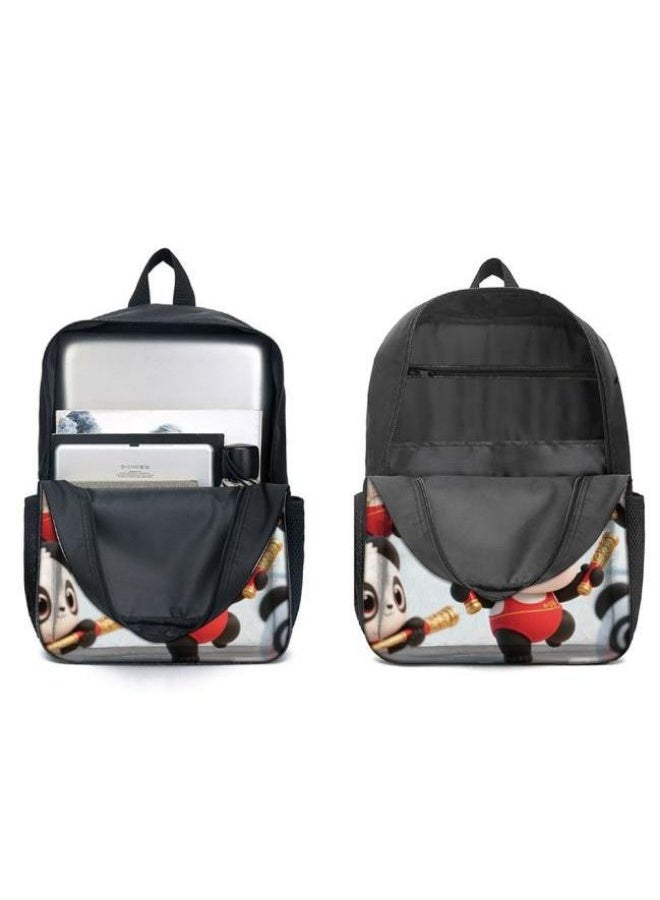 Bright Li Fire Unlock the fashion style of children's fun! Three-piece bag set, cartoon elements make children and teenagers super stylish (students, children, friends outings, mountain climbing, schooling, etc. are available) - 9 - Image 4