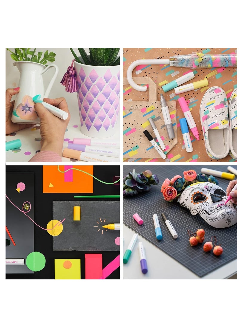 PILOT  markers طلاء مائي 12 قطعة بقلم 1.4 مم ألوان أساسية - Image 5