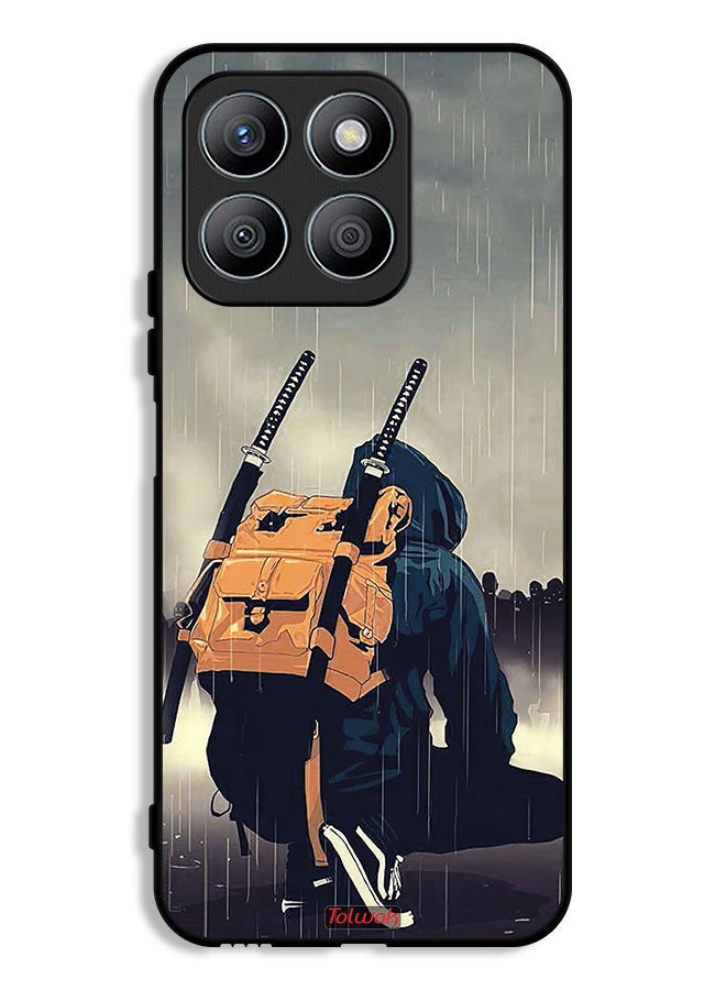 Tolwak Honor X8b Protective Case Cover Sword Samurai Digital Art - Image 1