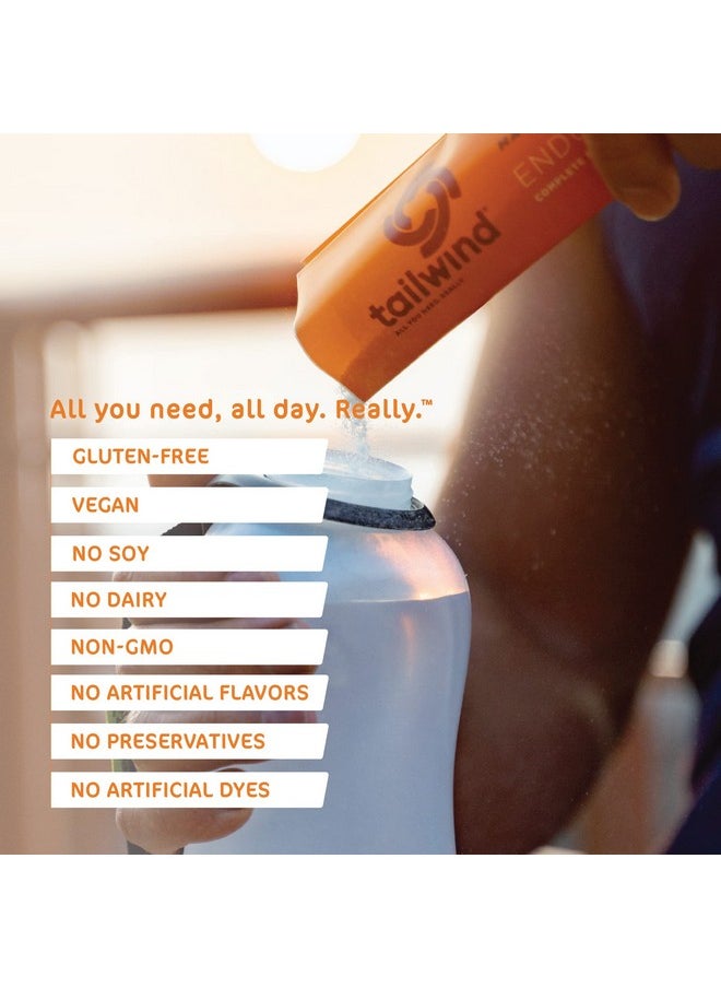 Tailwind Nutrition Endurance Fuel, Grab-And-Go Hydration Drink Mix With Electrolytes, Non-Gmo, Free Of Soy, Dairy, And Gluten, Vegan, Mandarin Orange, Pack Of 12  - Image 4