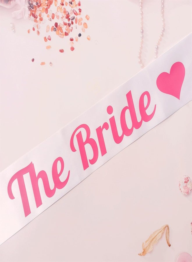 ماجنوسون جاردن حديقة ماغنوسون، العروس، هيا بنا نحتفل، وشاح زفاف وردي اللون بتصميم دمية وردية، وشاح زفاف بتصميم دمية وردية، إكسسوار لحفل توديع العزوبية، وجدت كينها، إكسسوار لحفل زفاف العروس المستقبلية، وشاح زفاف وردي فاقع بتصميم قلب - Image 4