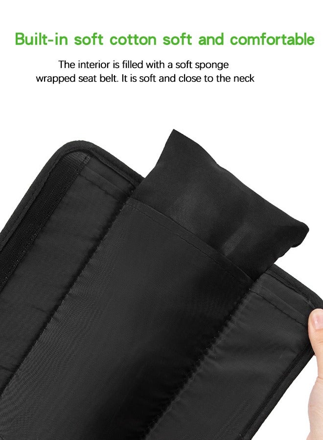 GROIC 1 Pair Seat Belt Adjuster and Pillow and Cover with Clip for Kids, Neck Support Headrest Seatbelt Pillow Cover  Seatbelt Adjuster for Child Cute Lion Car Seat Strap Cushion Pads - Image 5