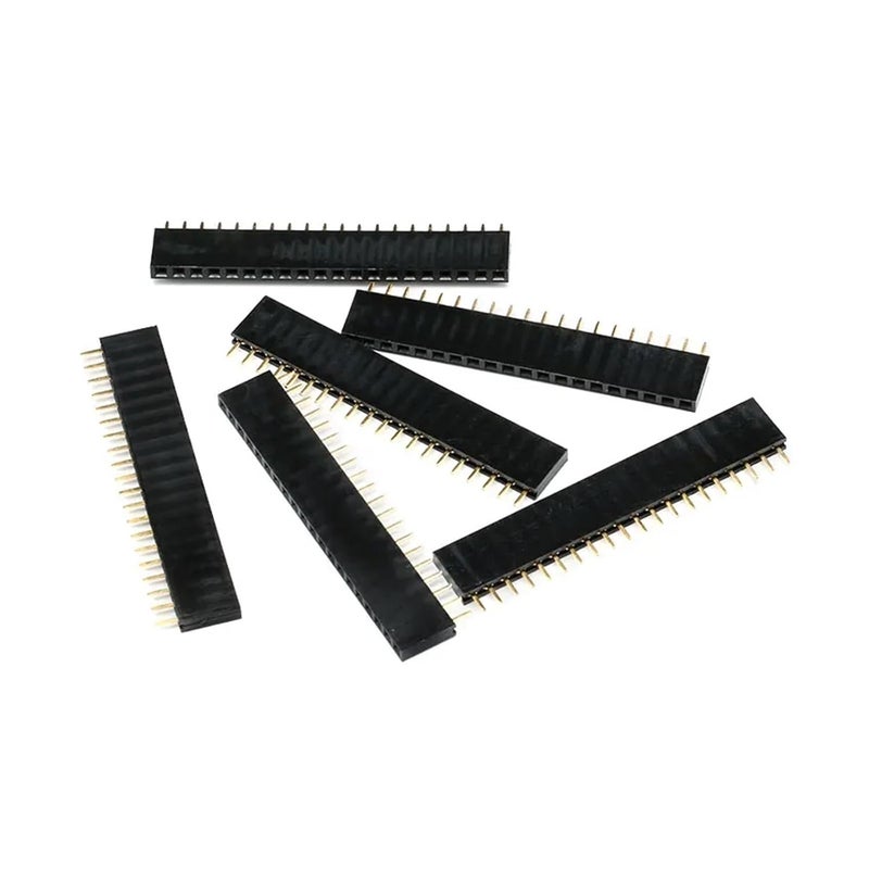5P 2 54mm Pitch Single Row Female PCB Socket Board Pin Header Connector Strip 2 3 4 6 10 20 40 Pin - Image 4