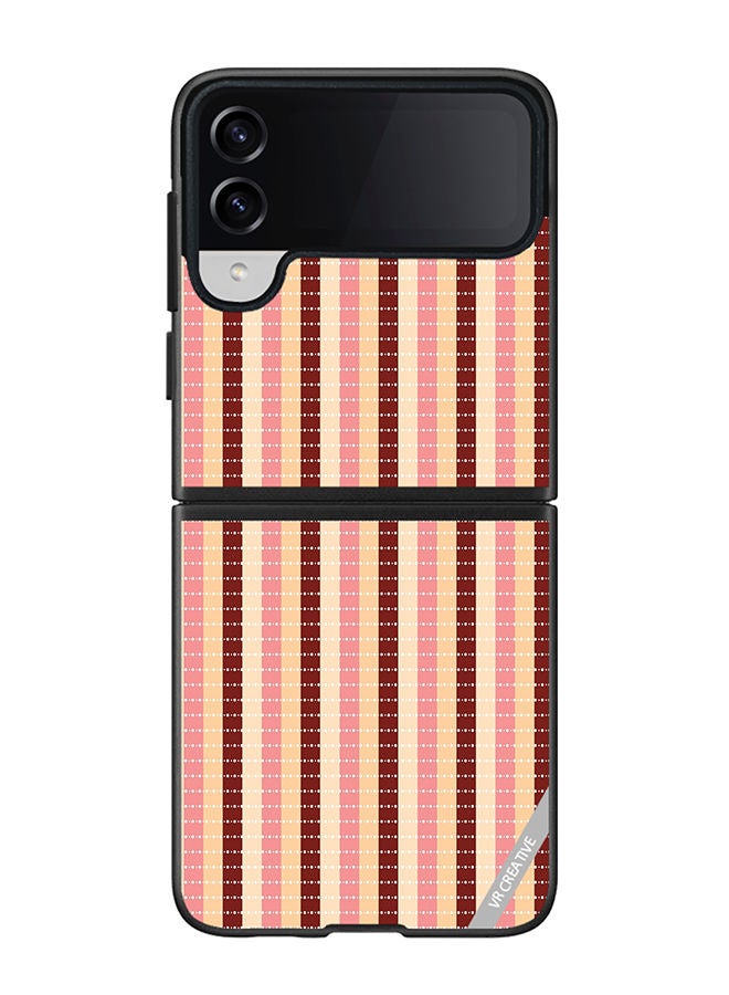 VR CREATIVE Protective Case Cover For Samsung Galaxy Z Flip4 Patterns Design Multicolour - Image 1