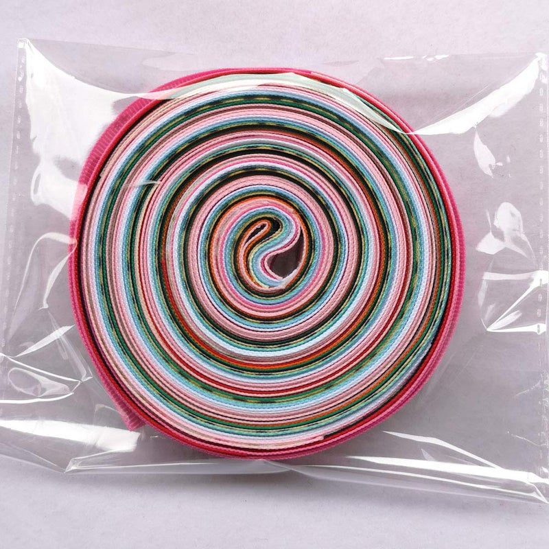 Chenkou Craft Assorted of Colors 20 Yards 5/8" (15mm) Grosgrain Ribbon Flower Hair Bow Decoration Ribbons (5/8"(15mm) Grosgrain Ribbon) - Image 4