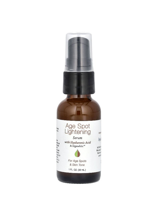 Hyalogic Hyalogic, Age Spot Lightening Face Serum with Hyaluronic Acid & Gigawhite, Fragrance Free, 1 fl oz (30 ml)  - Image 1