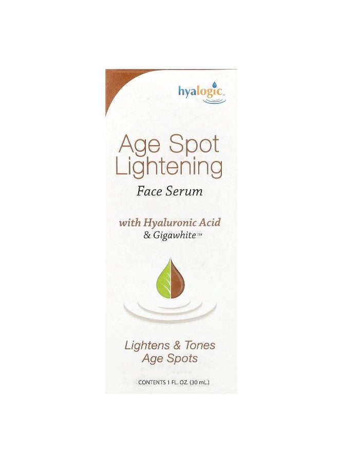 Hyalogic Hyalogic, Age Spot Lightening Face Serum with Hyaluronic Acid & Gigawhite, Fragrance Free, 1 fl oz (30 ml)  - Image 2