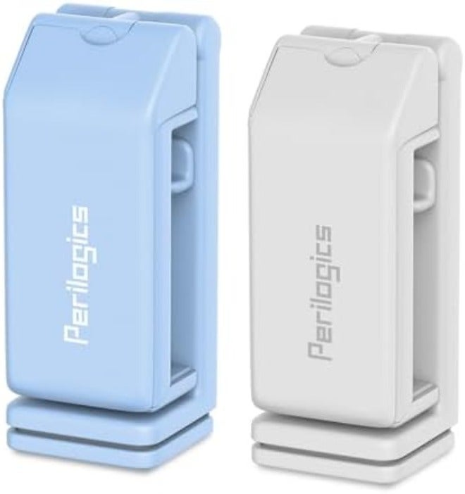 Perilogics Universal in Flight Airplane Phone Holder Mount. Hands Free Viewing with Multi-Directional Dual 360 Degree Rotation. Pocket Size Must Have Airplane Travel Essential Accessory for Flying - Image 1