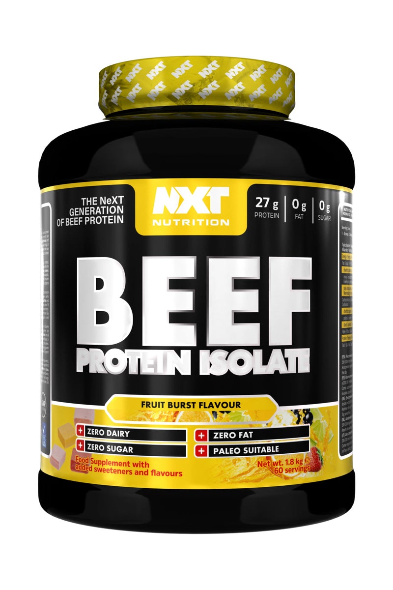 Beef Protein Isolate 1.8kg Fruit Burst Flavour